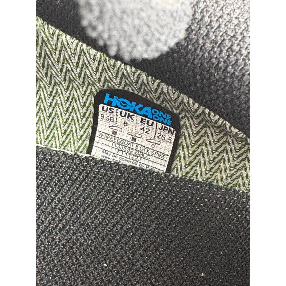 Hoka Speedgoat 5 Gortex Spikes Hiking Trail Winter Running Womens 9.5 Black NEW - Picture 8 of 8